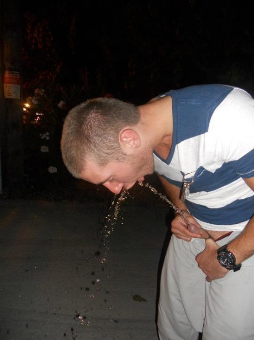 facebookxrated: Drinking his piss! Got more pics of this lad to come