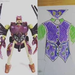 Starting to (very roughly) design my costume for #mcmmanchester Hopefully Josh will have the time to help me make it 😓 #beastwars #beastwars20th #transformers #tarantulus #predacon #costume #cosplay