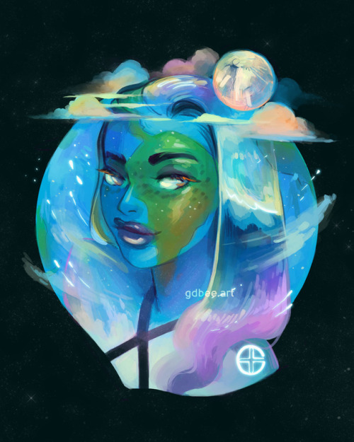 sosuperawesome: Planettes Art Prints GDBee on Instagram / Tumblr