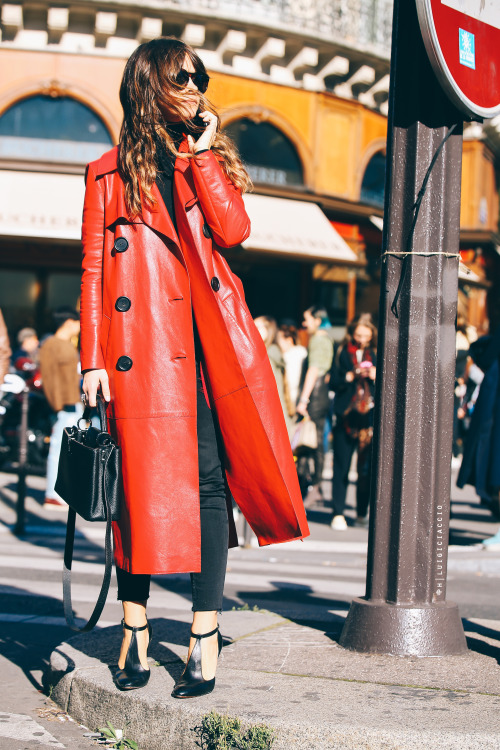 StreetStyle #PFW Miroslava Duma