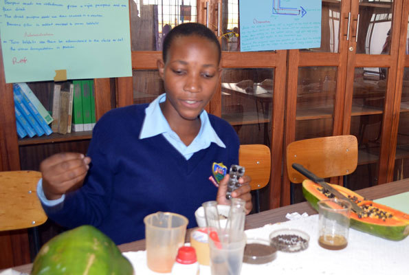 typicalugandan:  Ugandan girl, 19, makes deworming tablet: Innovation. The medicine,