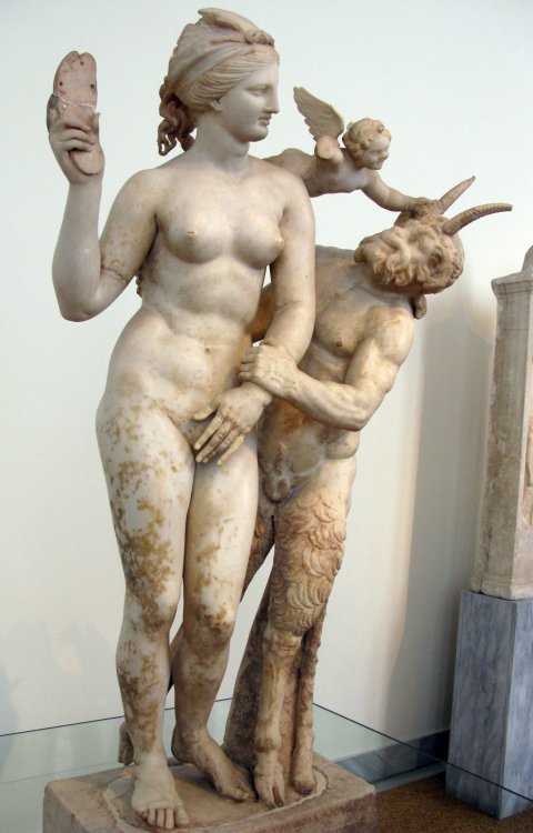 chotomy:chotomy:Classics-tober Day 17: Sandalmy prof: this statue of aphrodite and pan is called the