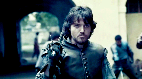 theliveblogblog:endless athos moments 4/∞ god i love when he does that sword/shoulder thing