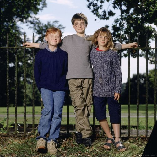 nymphadoratonks:asktheboywholived:littlegirlweasley:Baby Emma, Dan, and RupertStop. It. How cute is 