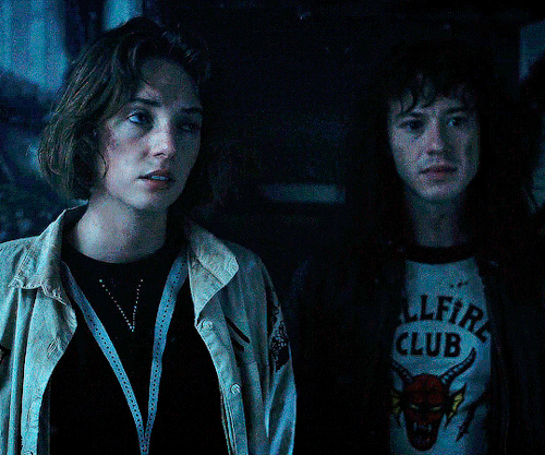 Robin Buckley + Eddie Munson In S4E07 Of Stranger Things