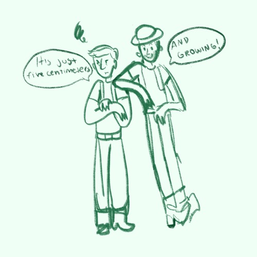 Since We Never Get A Side By Side Height Comparison Between Jakob And David (I Think) I Like To Think