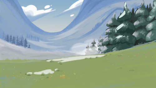 Backgrounds for my shots! Haven’t done many backgrounds before, so they’re not too styled from the o