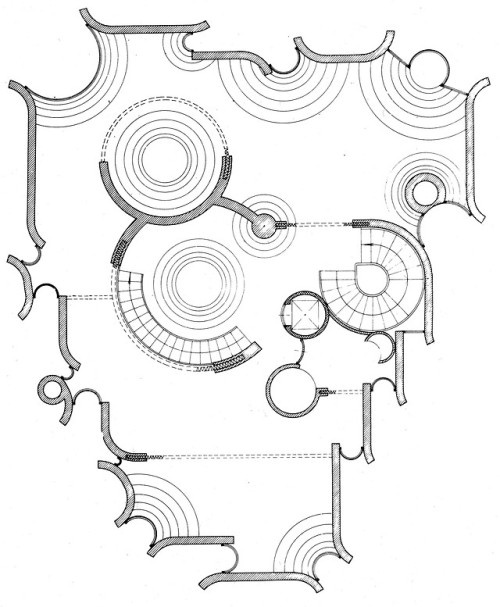 arquigraph: Organic Architecture Paolo Portoghesi + Victor Gigliotti: Papanice House. 1966-1970. Thi