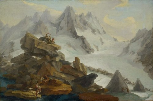 The Lauter-Aar-Glacier, Caspar Wolf, 1776