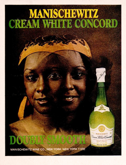 Manischewitz Cream White Concord, 1973