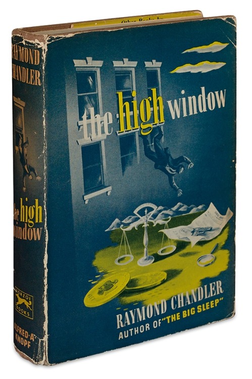 The High Window. Raymond Chandler. New York: Knopf, 1942. First edition. Original dust jacket.&