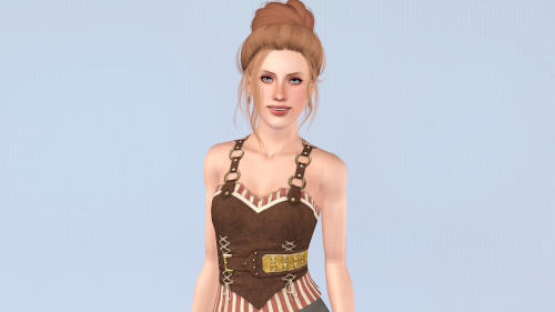 parystrange: Carol’s Tanktop This is another store top I really like, from the Steampunk Savvy set,