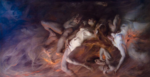 Victor Prouvé: Les Volupteux, 1889.