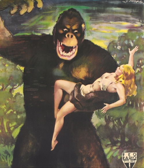 mykillyvalentine: Poster image for King Kong (1933).