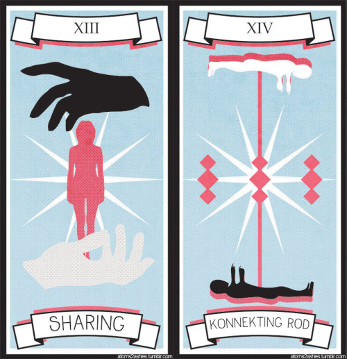 atoms2ashes:  Hey guys, I made fake tarot cards of your favorite music video ever.  oH MY GOD