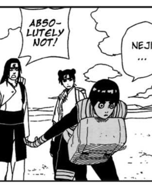 onionflower: neji get on my back you unyouthful shit