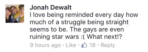 sufganiyotdyke:dykejedi:kirkwalldyke:the gays are ruining Star Warsthis is my biographyreblog if u l