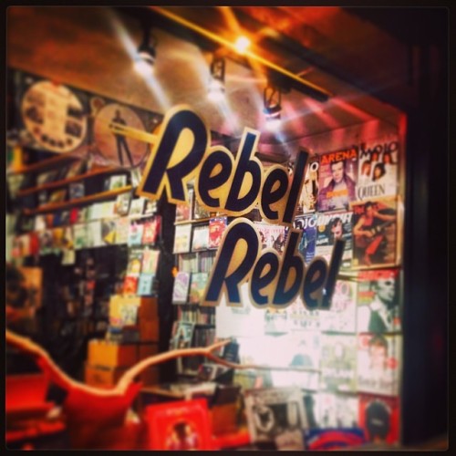 batteredshoes:  at Rebel Rebel Records 