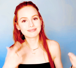 badgerbabe:madelaine petsch being all of my moods
