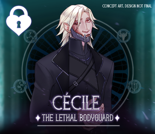 ✦ MEET CÉCILE, ONE OF OUR UNLOCKABLE LOVE INTERESTS!