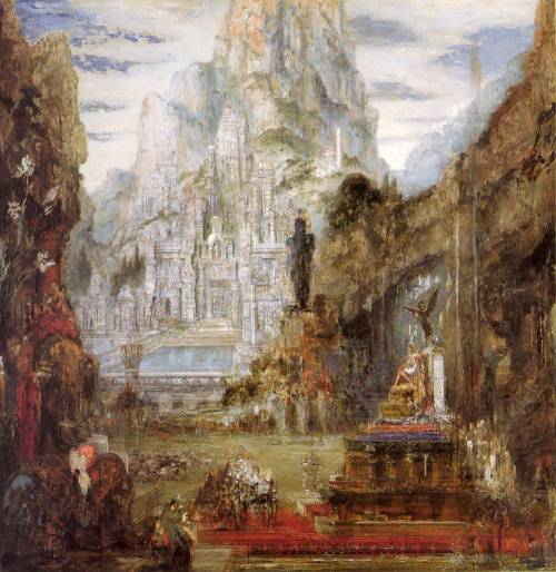 atlas-telamon: Gustave Moreau, The Triumph of Alexander the Great. c. 1885, oil on canvas, Mus&eacut