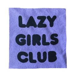 Upcycledpatches:  Lazy Girls Patch