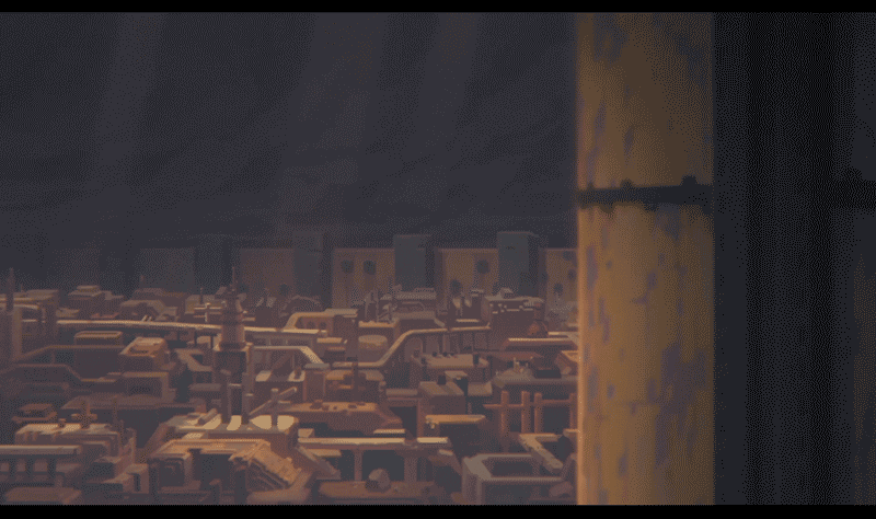 x-story-blog:  Process time!First idea was to show empty backgrounds with parallax,