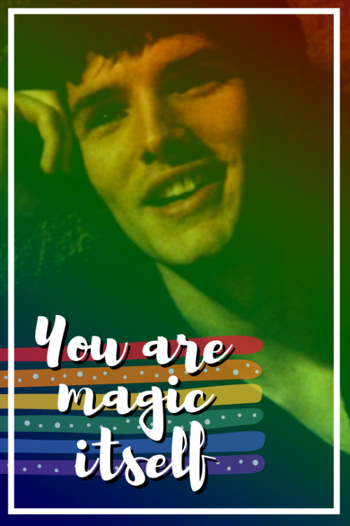 unmarkedinlife:Rainbow Magic - Happy Pride! for @merlin-pride-celebration​ ​ Magic is the fabric o