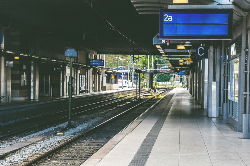 celeritious:   	train driver strike number 8 by ivvy million    	Via Flickr: 	mainz (rhineland-palatinate, germany)   