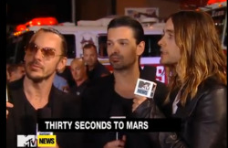 musictoday:  30 Seconds To Mars winning a VMA!   Shop the 30STM Store here. 