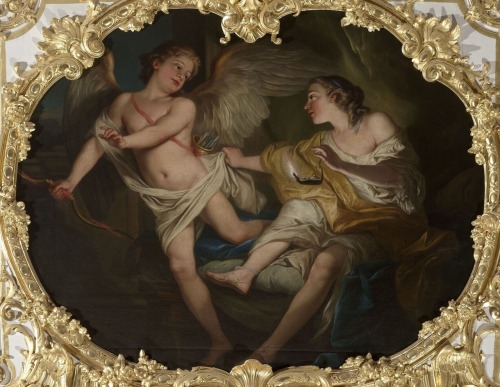 summerlilac:Cupid and Psyche in a Chariot, Cupid Leaving Psyche, 1747, Carle Van Loo.