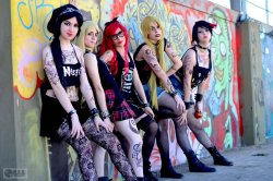 hotcosplaychicks:  Hipster Princesses - Can you name them all?. by Mercedes2010 Check out http://hotcosplaychicks.tumblr.com for more awesome cosplay