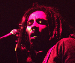 soundsof71:  Bob Marley, Miami 1976, by James Fortune via rockartshow