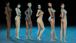 gatassih:  Well by popular demand here is close up of the Girls :D And i ask again which Ass/Model do you all like ? Because you now can get a good look at them ;D And thanks again for all the nice words And new Followers. 4K Mass Effect Girls 4K Asari,