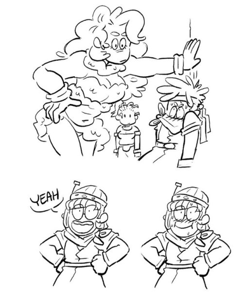 sailorleo:dont think i ever posted these- drawn during this year’s sgdq, mostly lucca being very gay