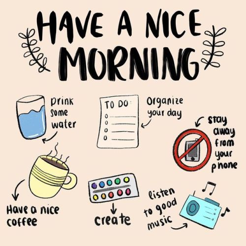 Tips on how to have a nice morning ....#bulletjournalist #studygrammer #bullet_lover #bulletjournala