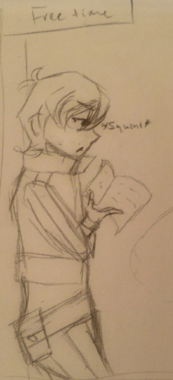 Wip Of A Short Comic About Keith's Hair~ Obviously Its Klance Because I'm Trash