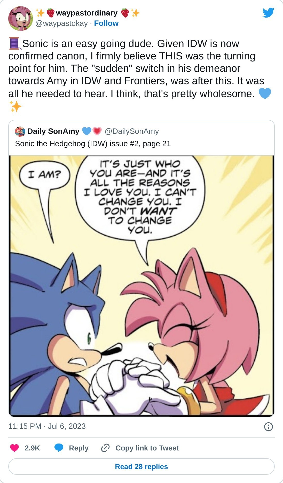 Daily SonAmy 💙💗 (@DailySonAmy) / X