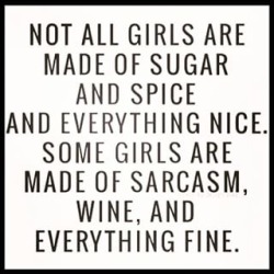 phantomshaman:  truesubmissiveslave-wants:  HAHA  ~ I think I am a mixture of the two ~ a time and a place for everything   xoxo   Aside from the wine, I think this sums my lady up pretty well. ;)  &lt;3