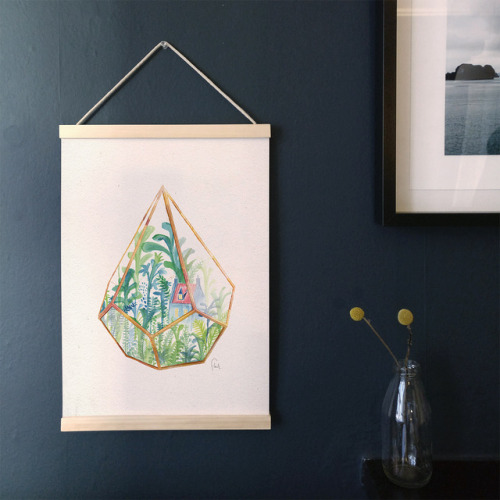 Terrarium Art PrintPsst- there’s 25% off everything at Society6 today with the code MAY25!