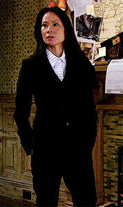 delkoduquesne:Joan Watson Outfits - Pushing Buttons