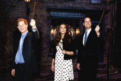  The Royal family playing with Harry Potter