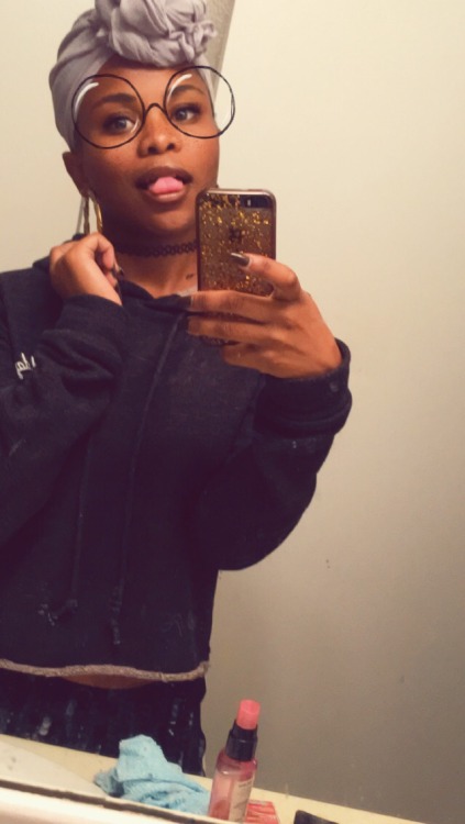 outdabayou:  Happy blackout ft my many hair styles