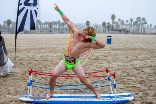 digg: Annual surf/costume contest in Santa Monica, CA holy shit bob ross was so much radder than we 