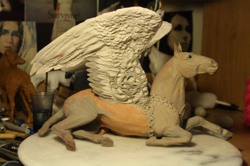 From sketch to sculpture: Ayalah (2012)Made from polymer clay and painted in acrylics.