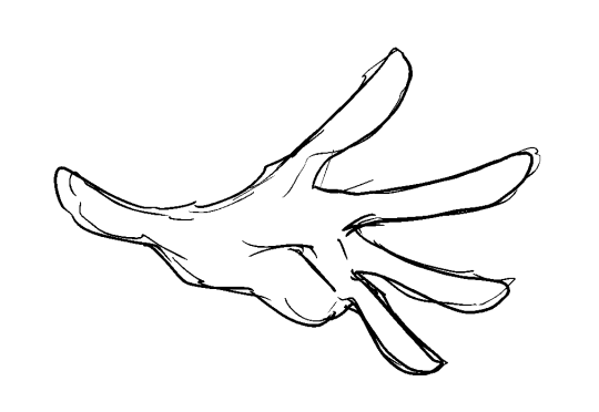 coelasquid:  “I feel like this could be more dynamic” “It’s cool just add one of those hands everyone who watched way too much anime between 1998 and 2005 learned to draw” “What” “you know;   hand