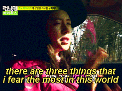 Running Man Episode 140: Ji Hyos Fears