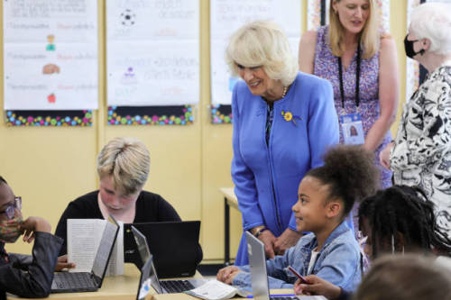 The Duchess of Cornwall attends a youth literacy event at Assumption School Ottawa, Canada, 18.05.20