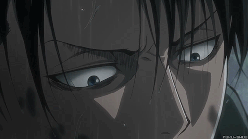 Smiling Levi :) vs. Not Smiling Levi :(  The two emotions of Heichou as seen in A Choice with No Regrets 