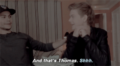 sangsterthomrs:  make me choose ♡ anonymous asked: dylmas or thomlee Well, I’m